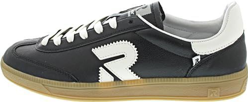 Christoph Kramer - Retro Sneakers - Zwart/offwhite - Vetersluiting - Laag