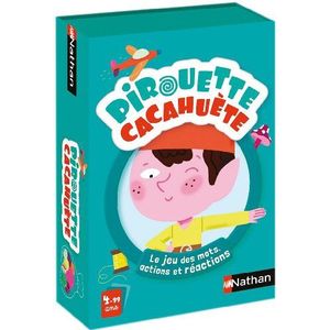 Nathan Pirouette pinda's, kaartspel voor kinderen vanaf 4 jaar, geheugenspel voor 2 tot 4 spelers