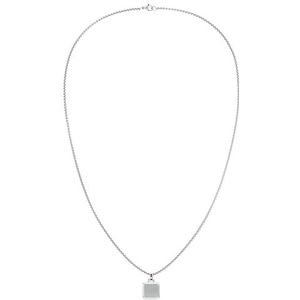 TOMMY HILFIGER TJ2790543 Herenketting - halsketting, staal, zilver, geen edelsteen, zilverkleurig, Geen edelsteen