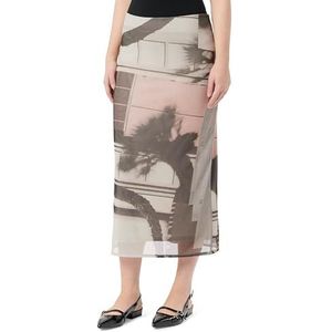 Desigual Fal_Shelley Damesrok, Wit, XS