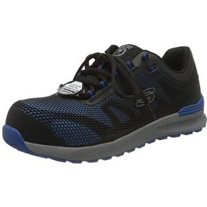 Skechers 77180EC-BLU Sneakers voor heren, Blauw Textiel Synthetisch, 42 EU