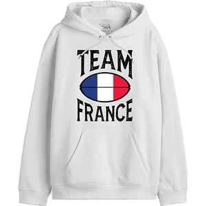 Republic Of California UXREPCZSW028 Sweatshirt voor heren, wit, maat XXL, Wit, XS