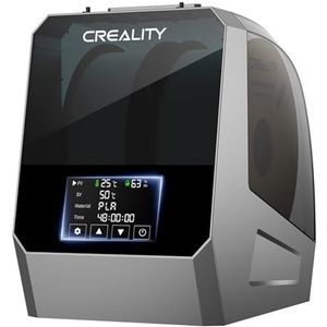 Creality Official Space Pi Filament Droger, 2 rollen 3D-printer filament droger Plus met 360° verwarming, 2 kg geüpgraded filament droger box ondersteuning PLA ABS PETG TPU 1,75 / 2,85 mm