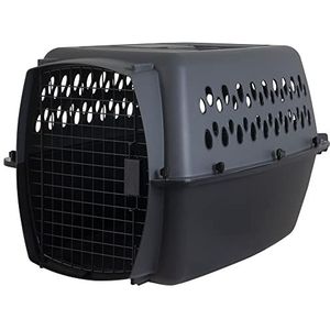 Aspen Pet Porter transportbox voor huisdieren, duurzaam, 20-25 LBS, lichtgrijs