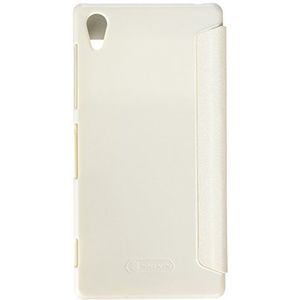 Nillkin Sparkle PU Flip Window Wake Up Cover Case voor Sony Xperia Z2 - Wit