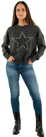 Only - Gebreide Trui - Ronde Hals - Lange Mouwen - Regular Fit