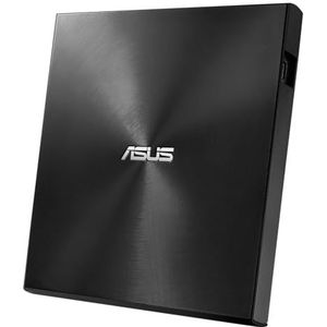 ASUS ZenDrive U8M (SDRW-08U8M-U) externe dvd-drive/brander (USB-C-interface, compatibel met Windows en Mac OS, M-DISC-ondersteuning, uitgebreide back-upoplossingen) zwart