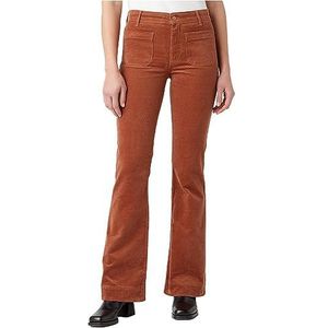 Wrangler Flare Jeans dames, Pony Brown, 33W / 34L