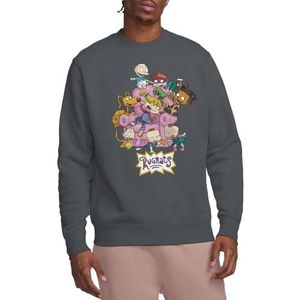 Rugrats Chair Crew Sweatshirt, Houtskool, Small, houtskool, S