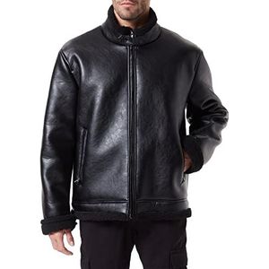 Sisley Mens 277BSN019 Jacket, Black 100, 42