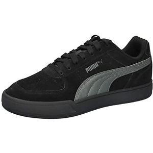 PUMA Caven Suede Sneaker voor heren, Puma Zwarte schaduw grijs, 38 EU