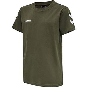 hummel Uniseks kinderen Hmlgo Kids Cotton Logo T-Shirt S/S T-Shirt (1 stuk)