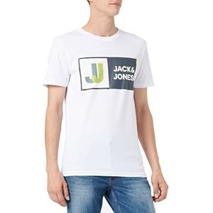 Jack & Jones Heren T-shirt, zwart/pakket: zwart + wit, M
