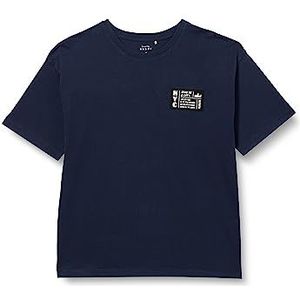 NAME IT Jongens NKMVECTOR SS Loose TOP J T-shirt, Dark Sapphire, 122/128, Dark Sapphire, 122/128 cm