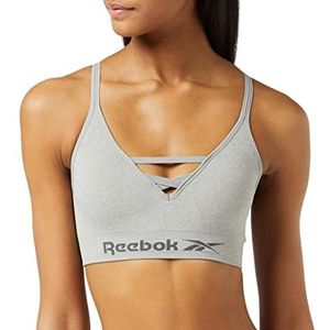 Reebok Dames Naadloze BH MARYNA Grijs Marl Base Layer Top, S