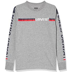 Levi's Kids T-shirt voor jongens, Donkergrijze Hei, 10 jaar