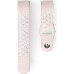 Ademende universele sportband voor Fitbit Charge 3/4 roze grijs