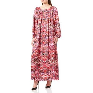 usha FESTIVAL Dames maxi-jurk 15929210, roze meerkleurig, S, roze, meerkleurig, S