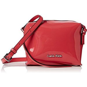 Calvin Klein Dames Flow Mini Crossover schoudertassen, één maat, rood, One Size
