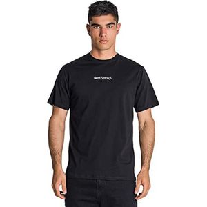 Gianni Kavanagh Black Essential Micro Regular Tee T-shirt voor heren, Zwart, L