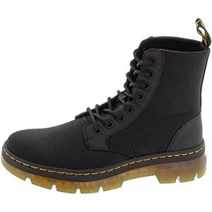 Dr. Martens Unisex volwassenen kammen boot schoenen, 3 UK US mannen, Zwart Zwart Extra Tough Nylon en Zwart Rubbery 001, 41 EU
