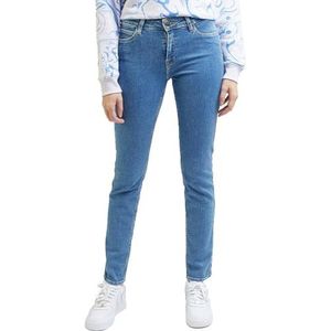 Lee Elly Jeans voor dames, Shredder Blue, 28W x 33L