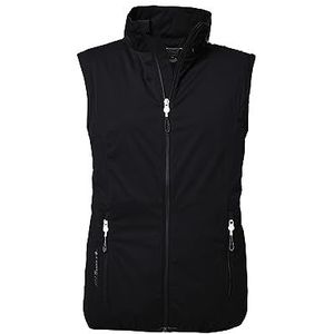 killtec Dames 2-laags vest, functioneel vest opvouwbaar KOS 67 WMN VST, black, 34, 41346-000