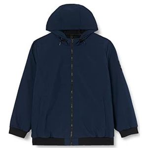 JACK&JONES PLUS Men's JCOCLASSIC Waffle Jacket PS Jacket, Navy Blazer, 4XL