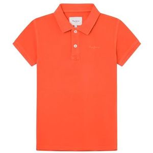 Pepe Jeans OLI GD Poloshirt voor kinderen, oranje (gebrande oranje), 12 jaar