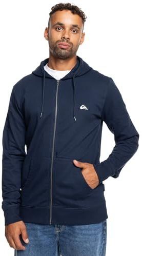 Quiksilver Fleece met rits BASIC HOOD RITS JONGE HEREN Heren Blauw S