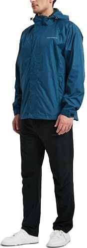 Acme Projects Regenpak (jas + broek), 100% waterdicht, ademend, 10.000 mm, 3000 g/m², YKK-ritssluiting