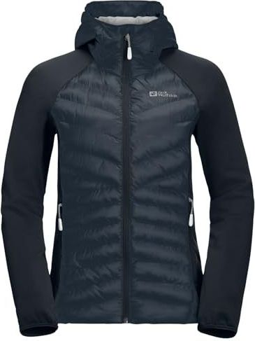Jack Wolfskin Routeburn Pro Hybrid W softshelljas voor dames, Grafiet/Cool Grey, L