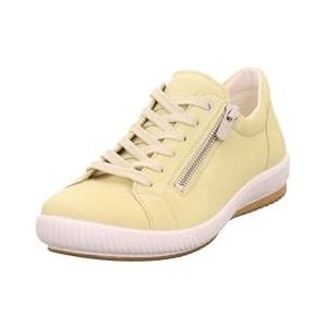 Legero - Tanaro 5.0 - Damessneakers - Crèmegeel - Duurzaam Textiel - Ritssluiting