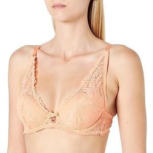 Emporio Armani Underwear Eternal Lace Padded Bra, Papaya, 38B, oranje (papaya), B
