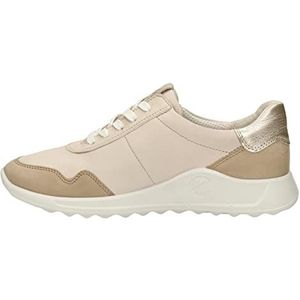ECCO Flexure Runner W Sneakers voor dames, beige/limestone/puur wit goud, 41 EU, Beige Limestone Puur Wit Goud, 41 EU