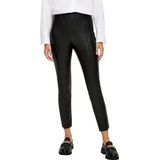 s.Oliver BLACK LABEL - Broek - Zwart - Imitatieleder - Skinny - High Waist - 7/8 Lengte