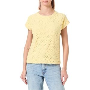 VERO MODA Vmtassa Ss JRS Ga Top voor dames, geel, S