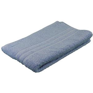 Gözze - Elegante badhanddoek, Sylt, 100% katoen, dichte basisstof (440 g/m²), 100 x 150 cm - duifblauw