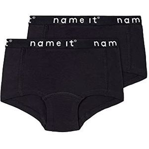 NAME IT meisjes onderbroek, Zwart/Pack: W/Zwart, 134