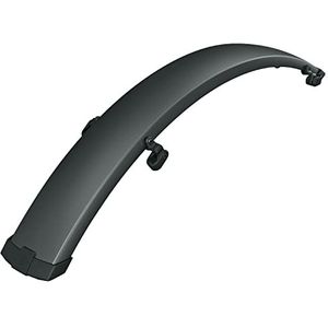 SKS GERMANY Infinity universele mudguard 75 spatbord voor montage op de bagagedrager Infinity Universal (wielbescherming van aluminium/kunststof, robuust en corrosiebestendig, 70-74 cm), zwart