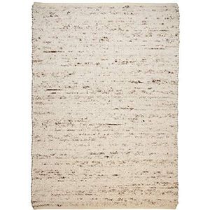 Tijdloos natuurlijk tapijt van 100% duurzame scheerwol; met de hand geweven en aan beide zijden bruikbaar | 70 x 240 cm; kleur: Naturel Multi | THEKO de merktapijten - BERINA SUPER
