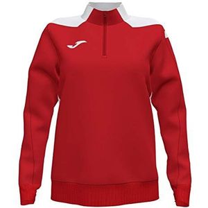 Joma Dames 901268.602.S Sweatshirt, rood-wit, Estándar, rood-wit, S