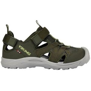 Viking Unisex Adventure 2 V Sportsandalen voor kinderen, groen, 40 EU Weit