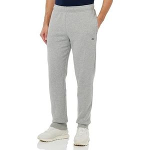 Champion Legacy Basics-Powerblend Fleece Rib Cuff Trainingsbroek voor heren, Grigio Melange Chiaro, M