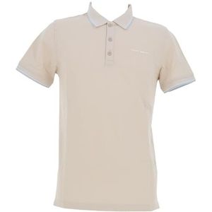 Teddy Smith Pasian 2 MC herenpoloshirt, lichtbeige, maat M, Lichtbeige, M