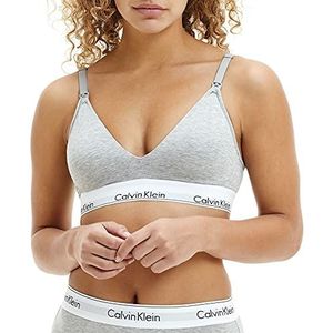 Calvin Klein Borstvoedingsbeha voor dames, zonder beugel, grey heather, M