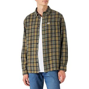 Wrangler Heren 1 Pocket Shirt, Dusty Olive, X-Large