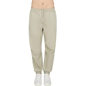 A|X ARMANI EXCHANGE Effen geweven joggingbroek voor heren, Beige, 33