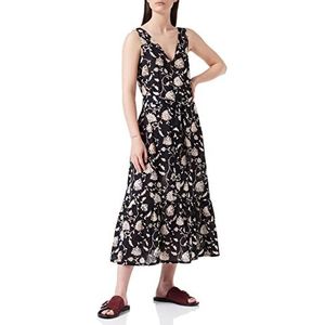 Part Two Papayapw Dr Jurk Vrouwelijk Silhouet Dames, Black Block Print, 36