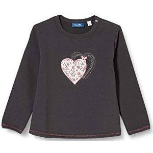 Sanetta Baby-meisjes Seal Grey Sweatshirt, grijs, 62 cm